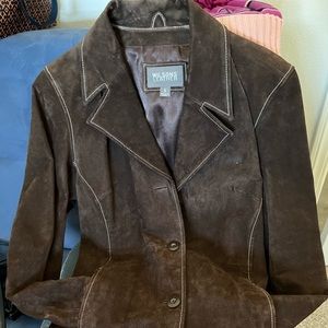 Women Wilsons Brown suede jacket, well taken care or